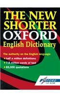 The New Shorter Oxford English Dictionary (9780192683021) by OUP
