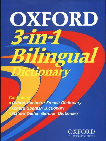 Oxford 3-In-1 Bilingual Dictionary CD-ROM (9780192683328) by Oxford