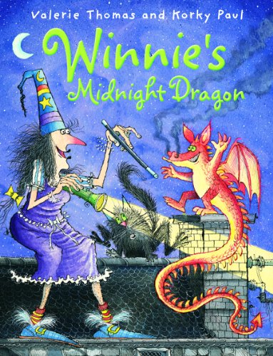 Imagen de archivo de Winnie's Midnight Dragon (Paperback & CD) a la venta por WorldofBooks