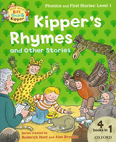 Imagen de archivo de Oxford Reading Tree Read with Biff, Chip and Kipper: Level 1 Phonics and First Stories. Kipper's Rhymes and Other Stories a la venta por WorldofBooks