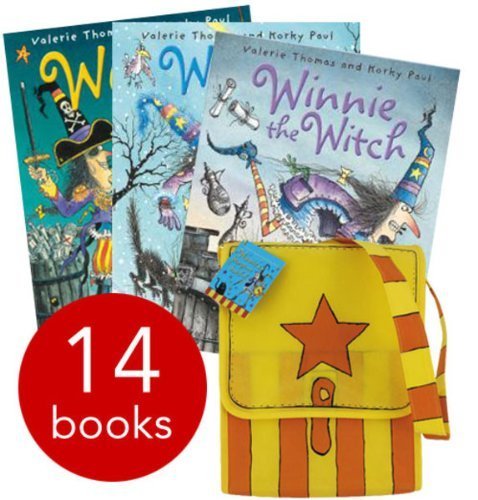 Stock image for Winnie The Witch Collection and Satchel Complete Entire Collection 14 Books (Winnie the Witch, Winnie in Winter, Winnie Flies Again, Winnie's Magic Wand, Winnie's New Computer, Winnie at the Seaside, Winnie's Midnight Dragon, Happy Birthday Winnie!, Winnie's Flying Carpet, Winnie's Amazing Pumpkin, Winnie in Space, Winnie Under the Sea, Winnie's Dinosaur Day, Winnie's Pirate Adventure) for sale by SecondSale
