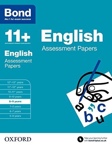 Imagen de archivo de Bond 11+: English Assessment Papers: 8-9 years a la venta por AwesomeBooks