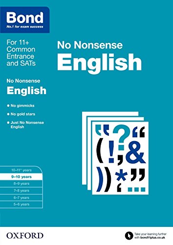 Beispielbild fr Bond: English No Nonsense: 9-10 years zum Verkauf von WorldofBooks