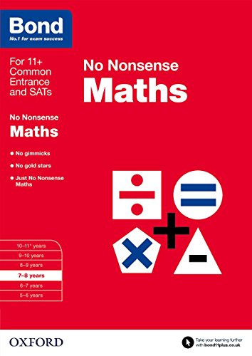 Beispielbild fr Bond: Maths No Nonsense: 7-8 years zum Verkauf von AwesomeBooks