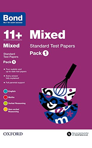 Stock image for Bond 11+: Mixed. Standard Test Papers Pack 1 (Paperback) for sale by Iridium_Books