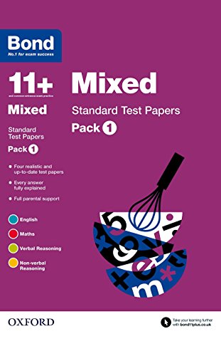 Stock image for Bond 11+: Mixed. Standard Test Papers Pack 1 (Paperback) for sale by Iridium_Books
