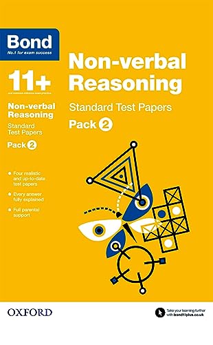 Stock image for Bond 11+: Non-verbal Reasoning Standard Test Papers: Pack 2 for sale by AwesomeBooks