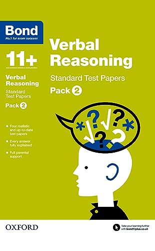 Stock image for Bond 11+: Verbal Reasoning Standard Test Papers: Pack 2 for sale by WorldofBooks