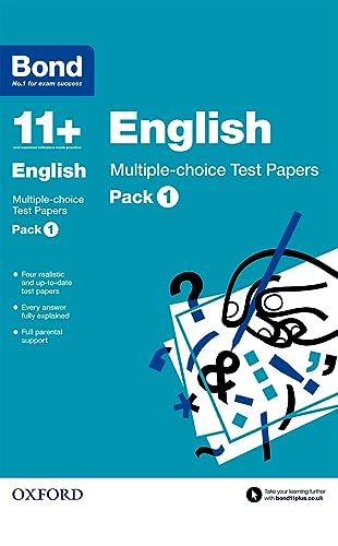 Imagen de archivo de Bond 11+: English Multiple-choice Test Papers: Pack 1 a la venta por AwesomeBooks