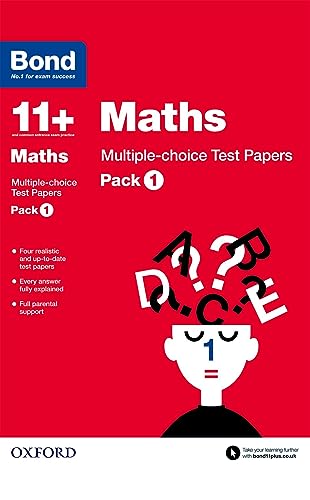 Beispielbild fr Bond 11+: Maths Multiple-choice Test Papers: Pack 1 zum Verkauf von WorldofBooks