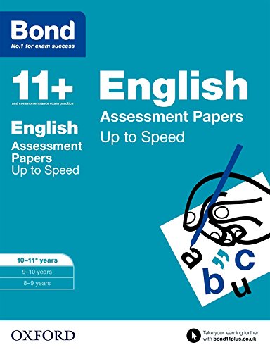 Stock image for Bond 11+: English Up to Speed Papers: 10-11+ years for sale by Goldstone Books