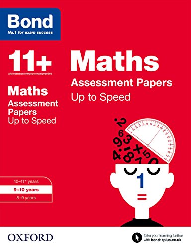 Stock image for Bond 11+: Maths: Up to Speed Practice: 9-10 years for sale by Greener Books