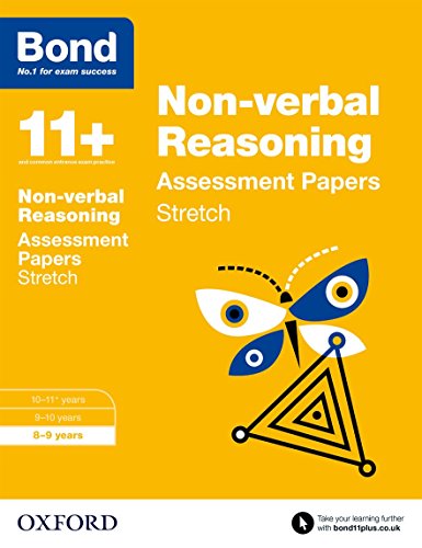 Beispielbild fr Bond 11+: Non-verbal Reasoning Stretch Papers: 8-9 years zum Verkauf von WorldofBooks