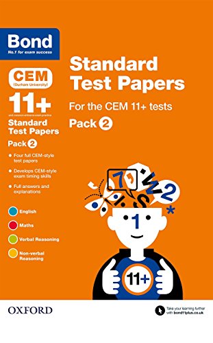 Stock image for Bond 11+: CEM Standard Test Papers: Pack 2 (Paperback) for sale by Speedy Hen