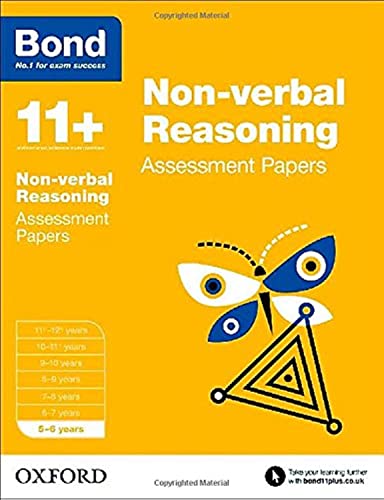 Imagen de archivo de Bond 11+: Non-verbal Reasoning Assessment Papers: 5-6 years a la venta por WorldofBooks