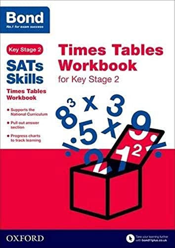 Stock image for Bond SATs Skills: Times Tables Workbook for Key Stage 2 for sale by AwesomeBooks