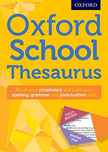 Beispielbild fr Oxford School Thesaurus zum Verkauf von SecondSale