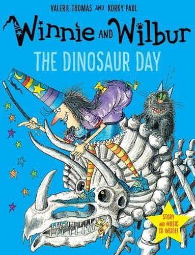 Stock image for Winnie and Wilbur: The Dinosaur Day (Paperback & CD) for sale by AwesomeBooks