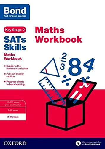 Imagen de archivo de Bond SATs Skills: Maths Workbook 8-9 Years a la venta por AwesomeBooks