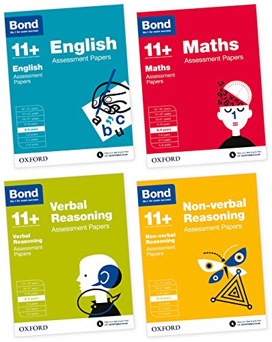 Imagen de archivo de Bond 11+: English, Maths, Verbal Reasoning, Non-verbal Reasoning: Assessment Papers: 8-9 years Bundle a la venta por Revaluation Books