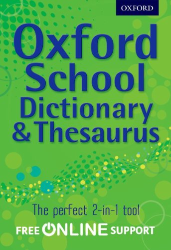 Beispielbild fr Oxford School Dictionary Thesaurus A onestop dictionary thesaurus for upper primary school zum Verkauf von Buchpark