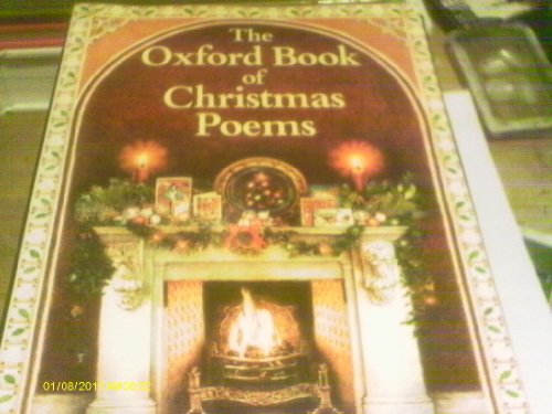 Beispielbild fr The Oxford Book of Christmas Poems zum Verkauf von Better World Books