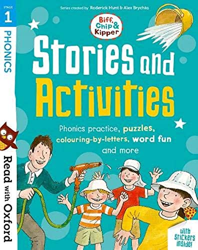 Imagen de archivo de Read with Oxford: Stage 1: Biff, Chip and Kipper: Stories and Activities: Phonics practice, puzzles, colouring-by-letters, word fun and more a la venta por AwesomeBooks