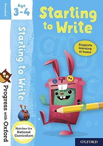 Stock image for Progress with Oxford: Starting to Write Age 3-4: 1 for sale by AwesomeBooks