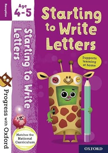 Stock image for Progress with Oxford: Starting to Write Letters Age 4-5 for sale by Books Puddle