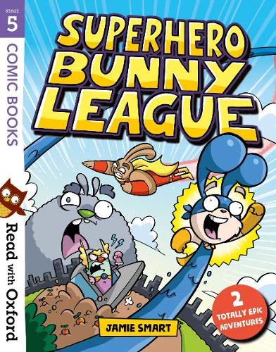 Beispielbild fr Read with Oxford: Stage 5: Comic Books: Superhero Bunny League zum Verkauf von WorldofBooks