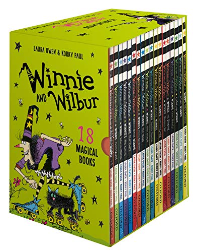 Imagen de archivo de Winnie and Wilbur 18 Magical Fiction Books Collection Box Set (Says Cheese, Mini Winnie, Goes Batty, Shapes Up, Spells Trouble, Alien Sleepover, Goes Wild MORE!) a la venta por Wizard Books