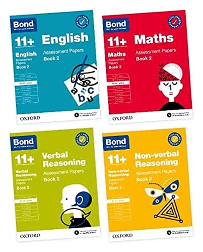 Stock image for 11+: Bond 11+ English, Maths, Non-Verbal Reasoning, Verbal Reasoning Assessment Papers: Ready for the 2024 Exam for sale by Blackwell's