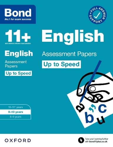 Beispielbild fr Bond 11+: Bond 11+ English Up to Speed Assessment Papers With Answer Support 9-10 Years zum Verkauf von Blackwell's