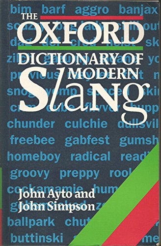 9780192800077: Dictionary of Modern Slang (Divisin Academic)