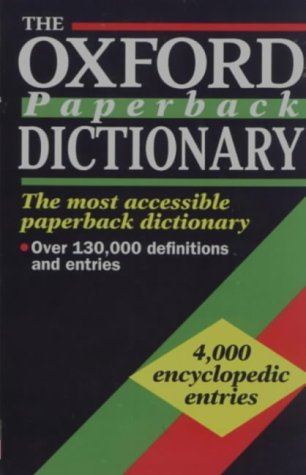 9780192800121: Oxford Paperback Dictionary
