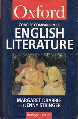 Stock image for The Concise Oxford Companion to English Literature for sale by Better World Books: West