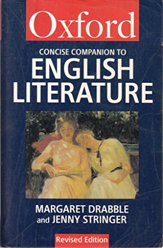 9780192800398: The Concise Oxford Companion to English Literature (Oxford Quick Reference)