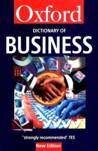 Imagen de archivo de A Dictionary of Business (Oxford Paperback Reference) a la venta por AwesomeBooks