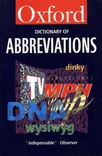 Imagen de archivo de Dictionary of Abbreviations (Oxford Paperback Reference) a la venta por WorldofBooks