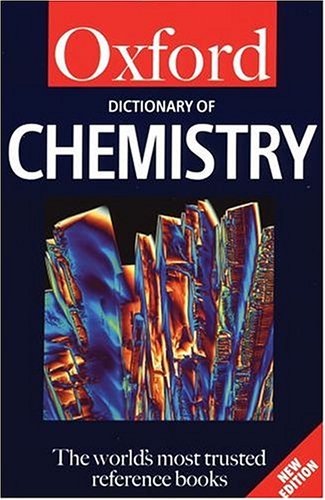 Imagen de archivo de A Dictionary of Chemistry (Oxford Quick Reference) a la venta por Wonder Book