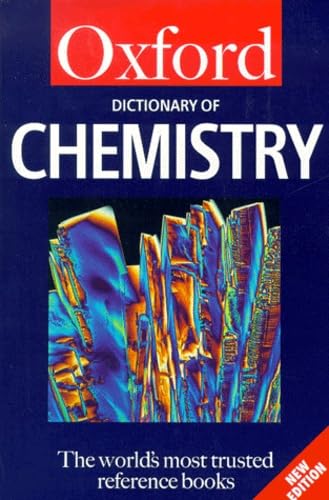 9780192801012: A Dictionary of Chemistry (Oxford Quick Reference)