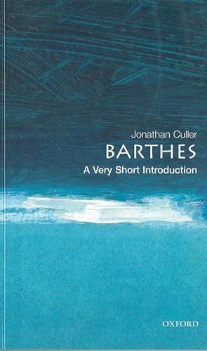 Stock image for Barthes: a Very Short Introduction for sale by Better World Books