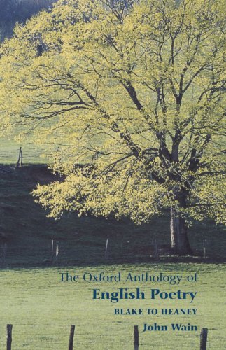 Beispielbild fr The Oxford Anthology Of English Poetry: Blake to Heaney: Blake to Heaney Vol 2 zum Verkauf von Cambridge Rare Books