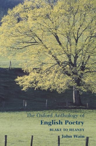 Imagen de archivo de The Oxford Anthology Of English Poetry: Volume II: Blake to Heaney: Blake to Heaney Vol 2 a la venta por AwesomeBooks