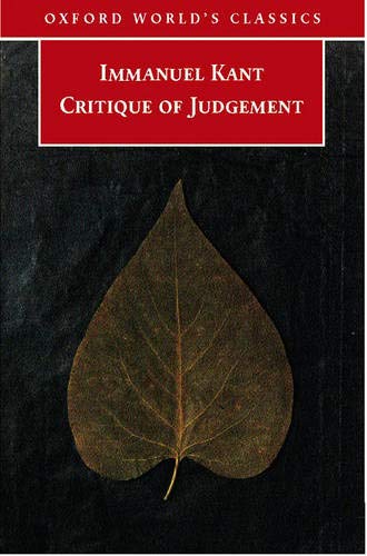 9780192806178: Critique of Judgement (Oxford World's Classics)