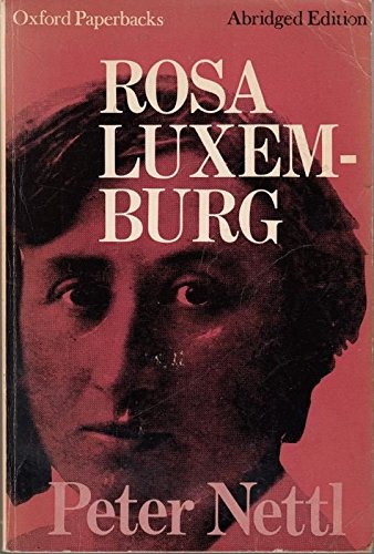 Beispielbild fr Rosa Luxemburg (Oxford paperbacks, no. 67) zum Verkauf von Zoom Books Company