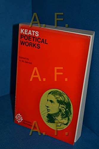 Beispielbild fr The Poetical Works (Oxford Paperbacks) zum Verkauf von AwesomeBooks