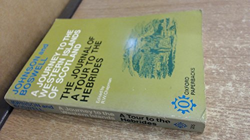 Stock image for Johnson's Journey to the Western Islands of Scotland and Boswell's Journal of a Tour to the Hebrides with Samuel Johnson for sale by ThriftBooks-Atlanta