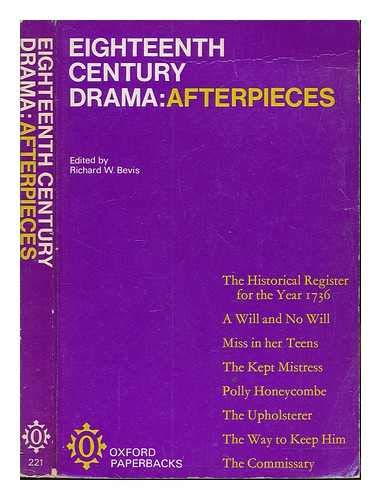 Beispielbild fr Eighteenth Century Drama: Afterpieces (Oxford Paperbacks) zum Verkauf von WorldofBooks