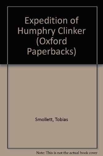 Beispielbild fr The Expedition of Humphry Clinker zum Verkauf von BookHolders